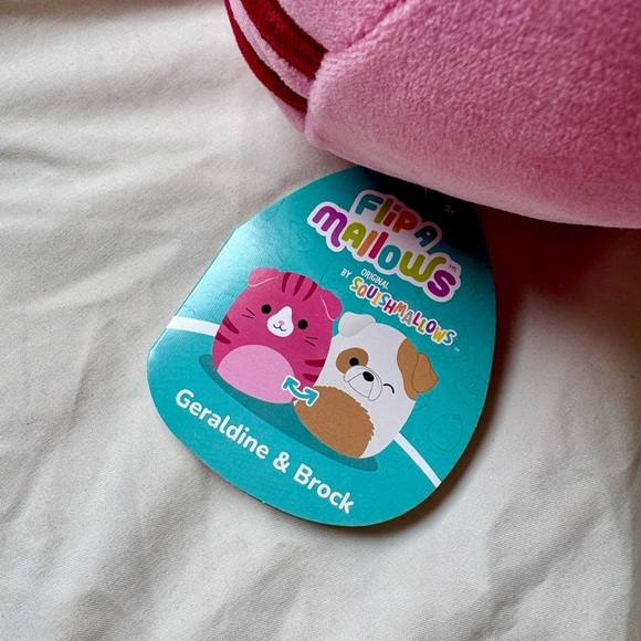 Squishmallows Geraldine and Brock Plush Toy 8” - Picture 3 of 5